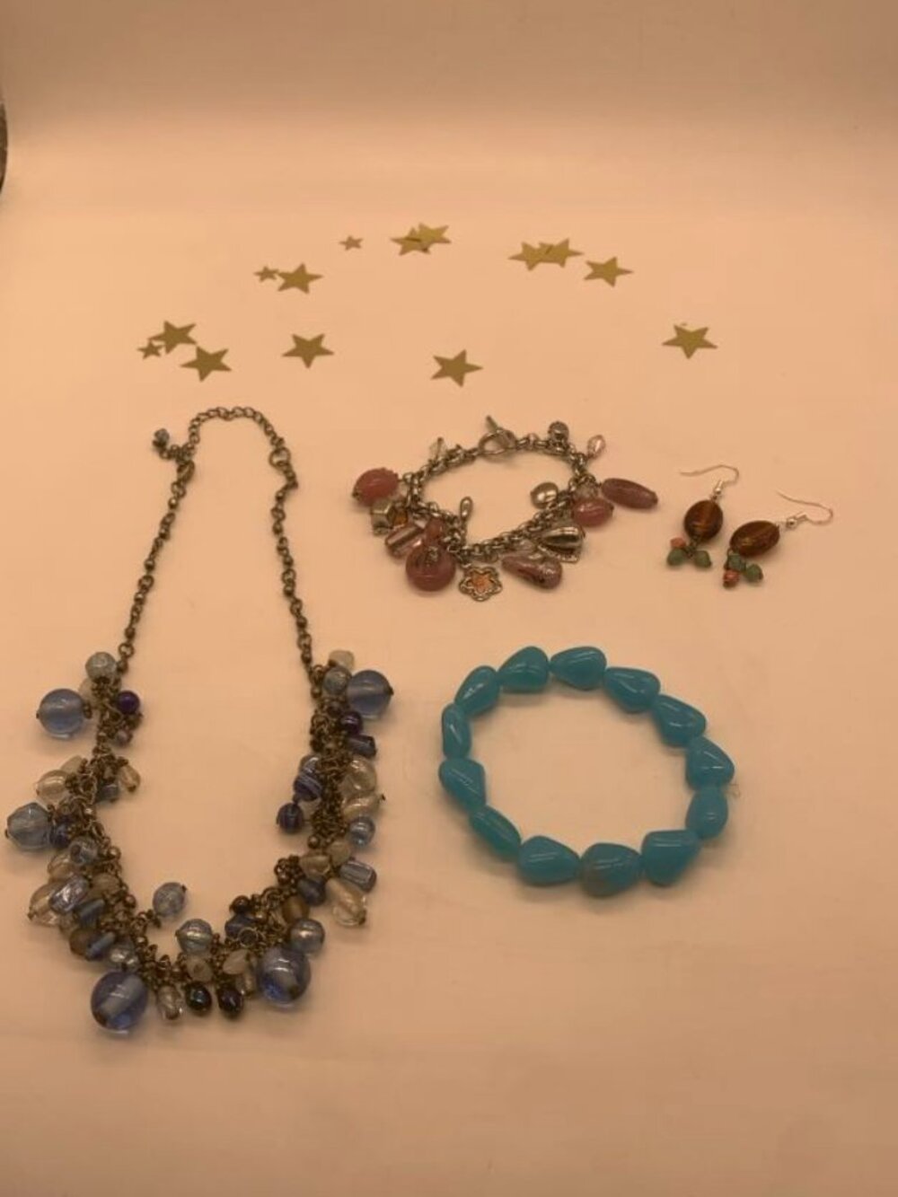 EUC Stone & Glass Bead Jewelry Bundle